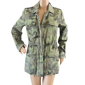 Billabong Women's Green Camo Utility Jacket